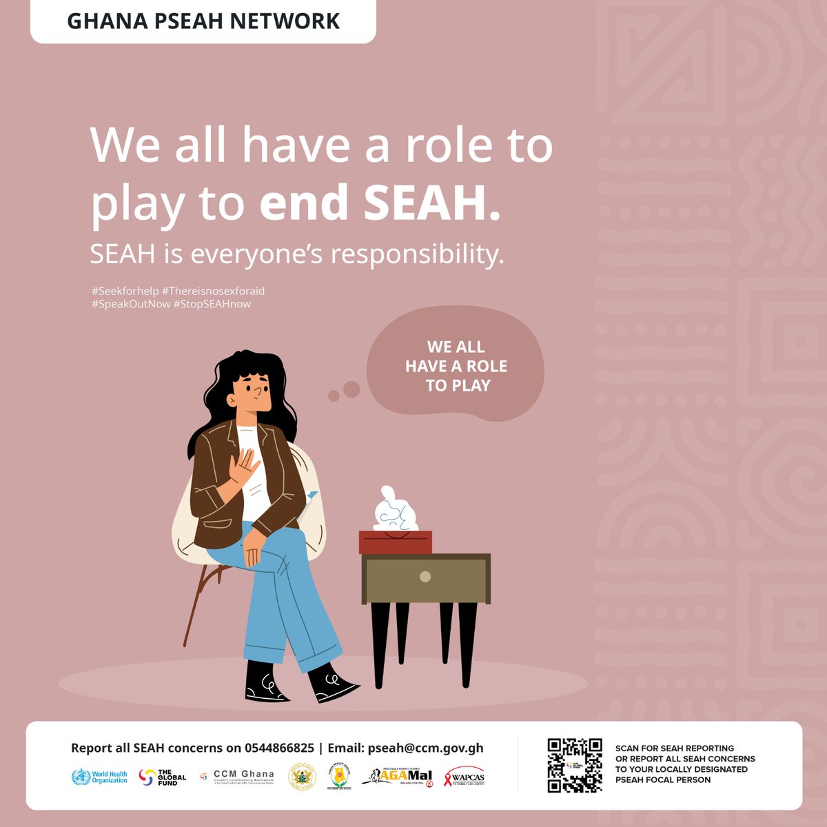 araba_hemhaa's tweet photo. #Thereisnosexforaid
#SpeakOutNow
#Healthcaremustbesafecare
If you have been sexually abused or exploited, you will never be blamed for what happened. Speak up! Seek for help!
@Malaria_Control
@KayBenWilliams
@HFFG_Ghana https://t.co/NheKcK3b78