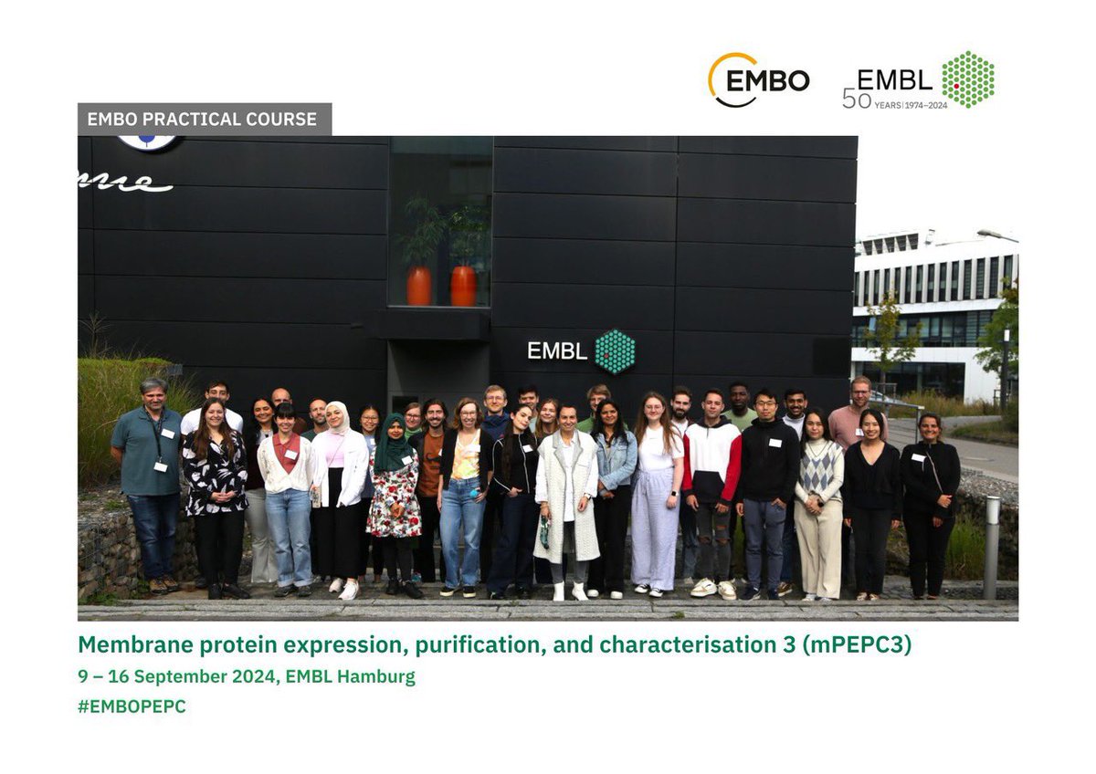 Preeti201195's tweet image. Wrapped up an incredible 8-day workshop diving deep into membrane proteins, learning so much, and exchanging ideas with brilliant minds. Grateful for the friendships and connections made along the way! #ScienceCommunity #MembraneProteins #EMBOPEPC