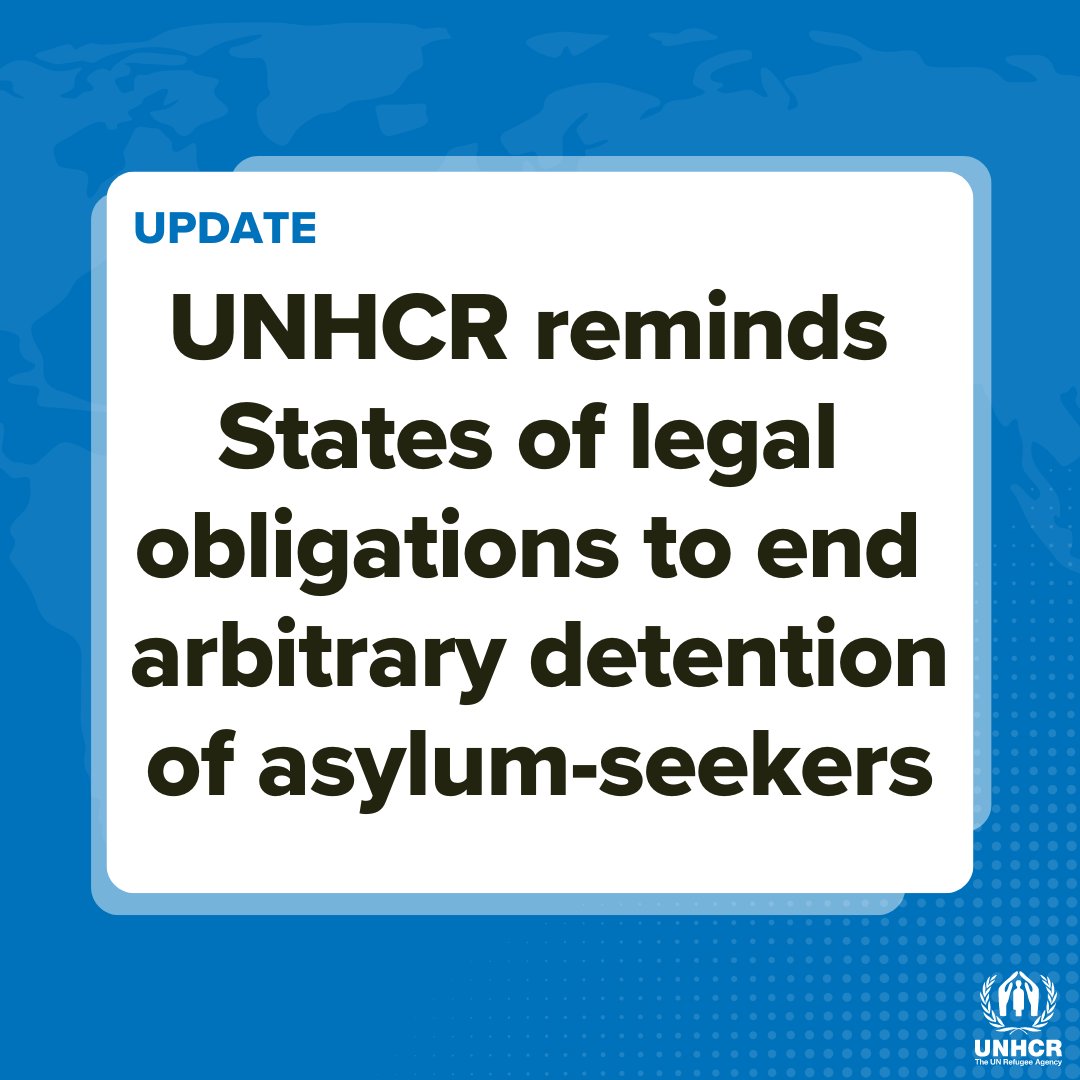 UNHCR calls for urgent reforms to halt the arbitrary detention of asylum-seekers. Detention disrupts family ties, harms physical and mental health, and violates their right to seek asylum. bit.ly/3XJuryx