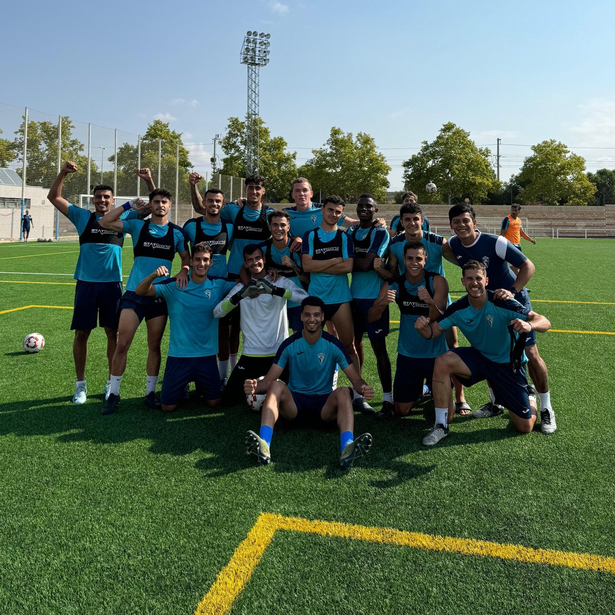 ¡El equipo ganador de hoy! 👀✅

#AupaManchego 💙🤍