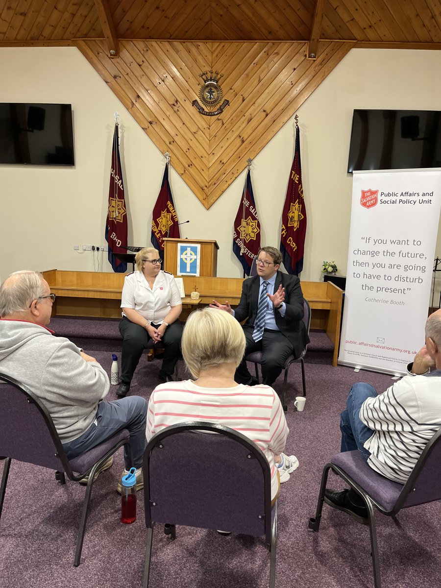 TSA_Wales's tweet image. &quot;It&apos;s good to show a Member of The #Senedd exactly what we do&quot;.
Major Jo Walters gave @JoelJamesSWC  a guided tour of The Salvation Army church in Penarth.
The MS also spent time chatting about #localissues with some of the community.
#dymagariad #TSAWales150