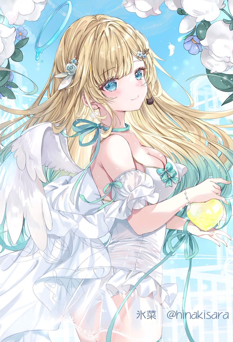 天使衣装エマちゃん　#藍沢エマ3周年 #えまぁーと