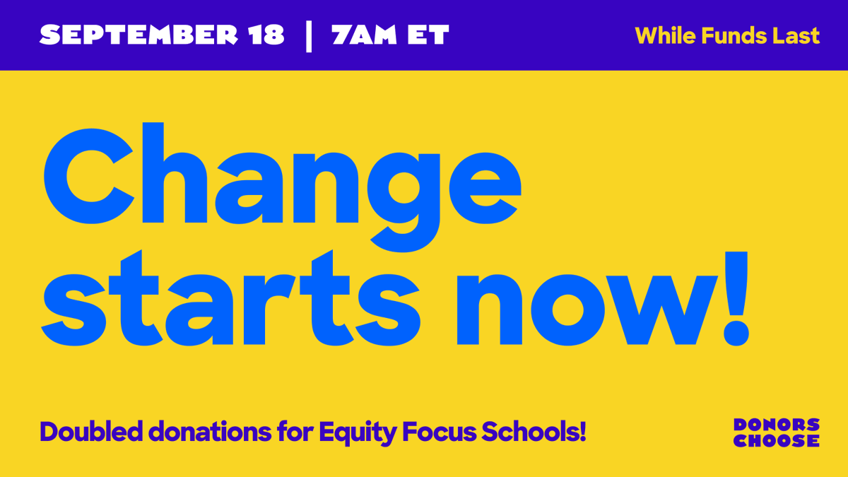 DonorsChoose tweet media