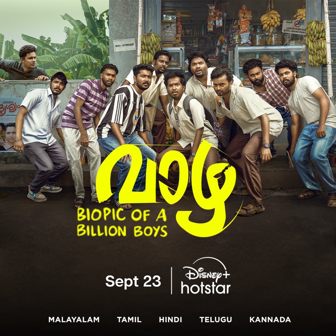 asianet's tweet photo. ഇനി വാഴ നാട് വാഴും..
#Vaazha #VaazhaTheMovie #DisneyPlusHotstar #VaazhaOnDisneyPlusHotstar #VaazhakaleNingalVaazhuka #Friends
#VipinDas #HarisDesom #ImaginStudios #IconStudios @APIfilms @GoldenCinemaGCC @homescreenent #SijuSunny #JoemonJyothir #AmithMohan #SaafBoi #AnurajOB https://t.co/2svHsyu5NA