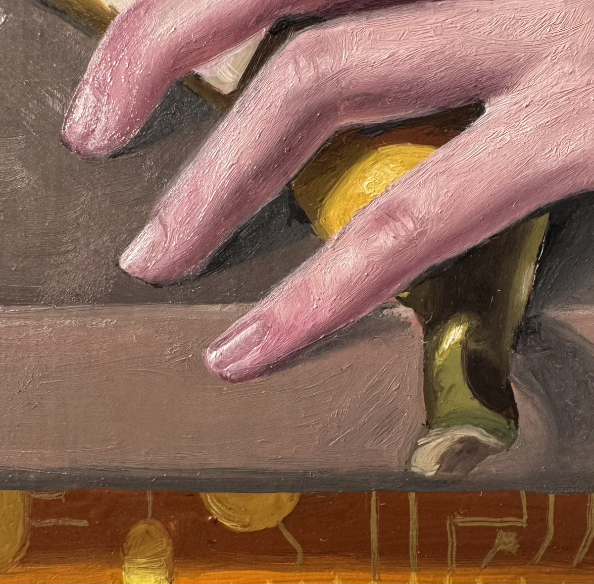 VictorFota's tweet photo. Im finished with the first layer on this hand. I’m going to add more volume and details when it’s dried to the touch https://t.co/2SYyDJoF4B