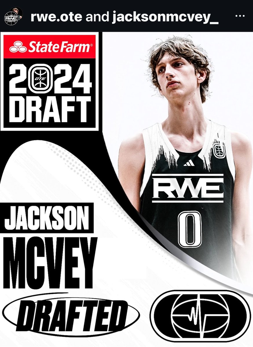 GetSusanGetSOLD's tweet photo. @jacksonmcvey_ drafted by RWE @OvertimeElite draft ! #footer #Classof2025 #ESPN4star https://t.co/IRpj2NQmwL