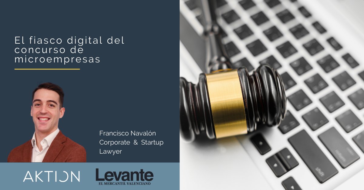 [#SomosNoticia🗞] El fiasco digital del concurso de microempresas; el interesante artículo que nuestro compañero <a href="/Fran_Navalon/">Fran Navalón</a> escribe para el periódico <a href="/levante_emv/">Levante-EMV</a>.

👀 ¡No te lo pierdas!
 
Haz clic para leer la noticia completa 👇
levante-emv.com/opinion/2024/0…