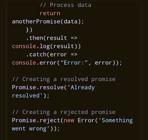 e_opore's tweet image. JavaScript Promises: A Quick Reference Guide ⬇️