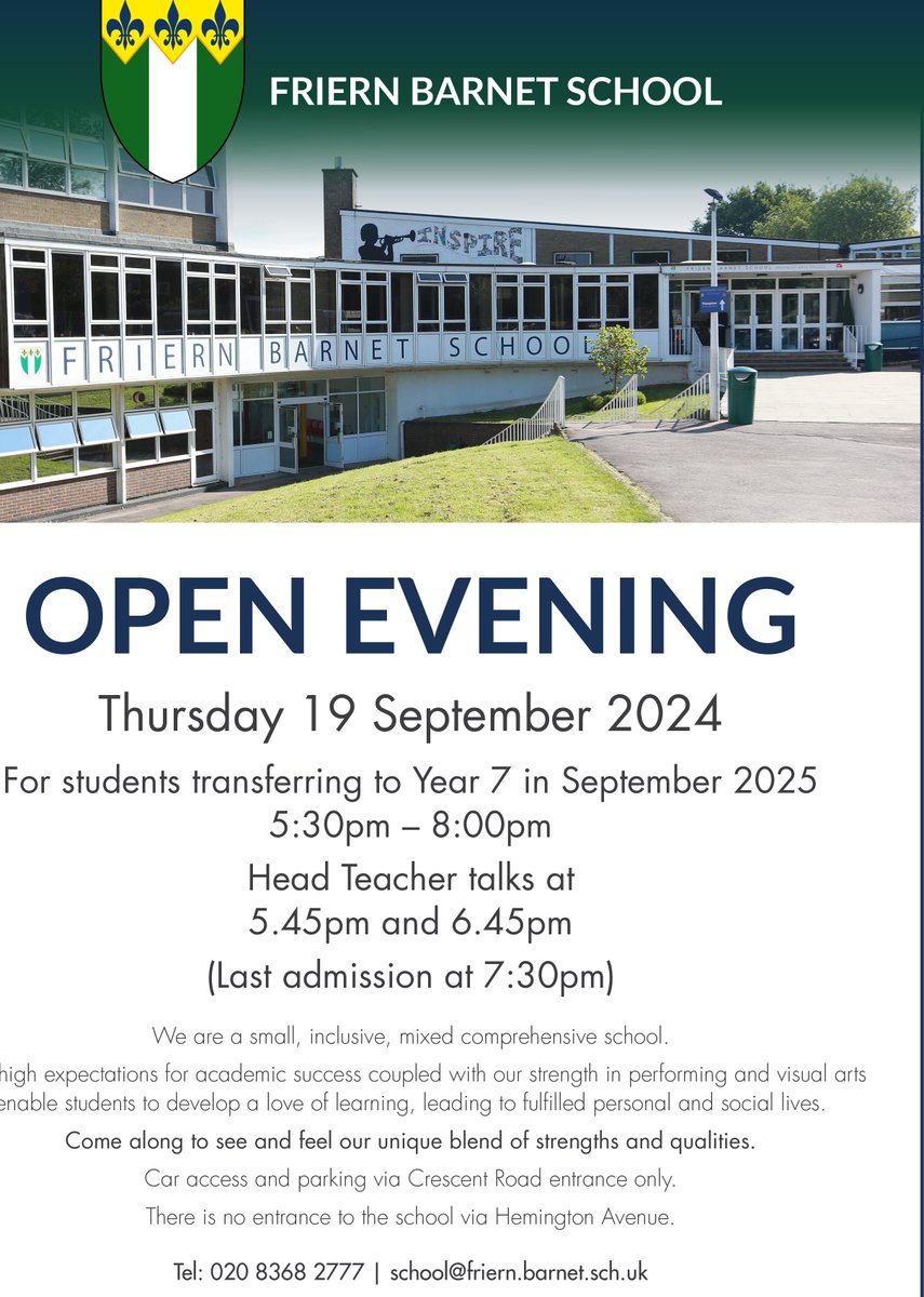 Friern Barnet School tweet media