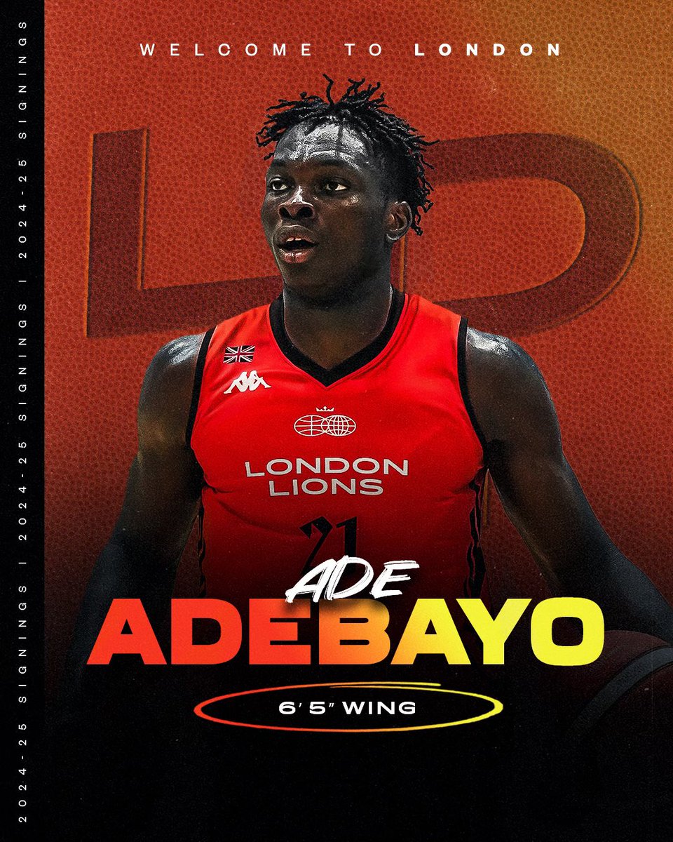 We’d like to welcome <a href="/AdeAdebayo17/">Ankd.ad7</a> from <a href="/ucdavismbb/">UC Davis Men’s Basketball</a> to the London Lions! 🇬🇧

#WeAreLondon