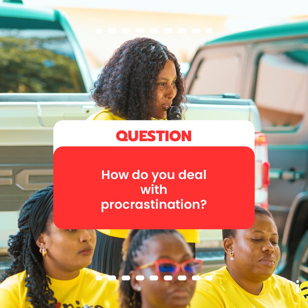 IgniteYEI's tweet photo. Question of the day!
How do you deal with procrastination?
Share with us in the comment👇
#questionoftheday
#selfdevelopmentjourney
#personalgrowthjourney
#empoweringyouth
#growingleaders https://t.co/HJq7Wo3jeC