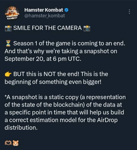 Areyomide's tweet photo. Dear C.E.Os snapshot to be taken on Friday, my humble advice is to upgrade your PPH before then for a better allocation π€.
P.s : But e be like se this Hamster admin de watch #ABATTIOR @dbamiloye
#Hamster_Kombat #HamsterKombat https://t.co/zz8E1McTW0