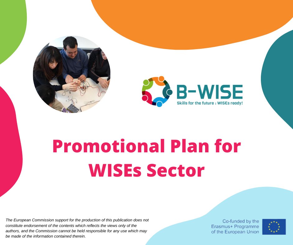 🌟 B-WISE unveils its 𝗣𝗿𝗼𝗺𝗼𝘁𝗶𝗼𝗻𝗮𝗹 𝗣𝗹𝗮𝗻 for WISEs! The plan boosts visibility, attracts young talent, and promotes gender balance in the WISE sector. Read more: bit.ly/4db5iRG 🚀

📣 Join our Final Conference on 13 Nov in Brussels: bit.ly/3ZiuzWZ