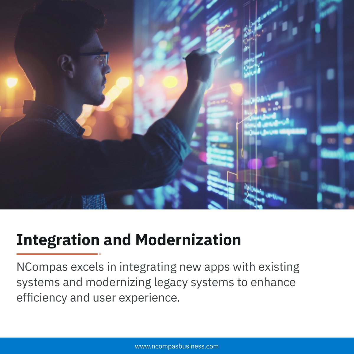 ncompasbusiness's tweet photo. 🚀 Unlock Your Business Potential with NCompas Custom Application Development! 🚀 

We provide expert guidance to help you make the best choice for your app. 📱

Ready to start? Let’s connect! 💬 

#AppDevelopment #TechExpertise #NCompas #USA https://t.co/Wgi8S2yS1X