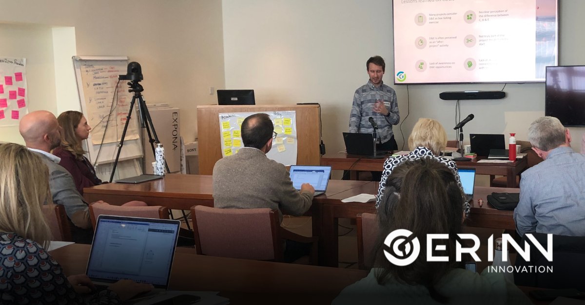 ERINNinnovation's tweet photo. On Monday, Michael Papapetrou, Donnchadh Kindlon &amp; Rochelle Caruso led a full-day training with SETU Research, guiding participants through impact-driven proposal development using a #HorizonEurope case study. Thanks to all involved! #ResearchImpact  #ERINNInnovation https://t.co/TUyM9qeF85