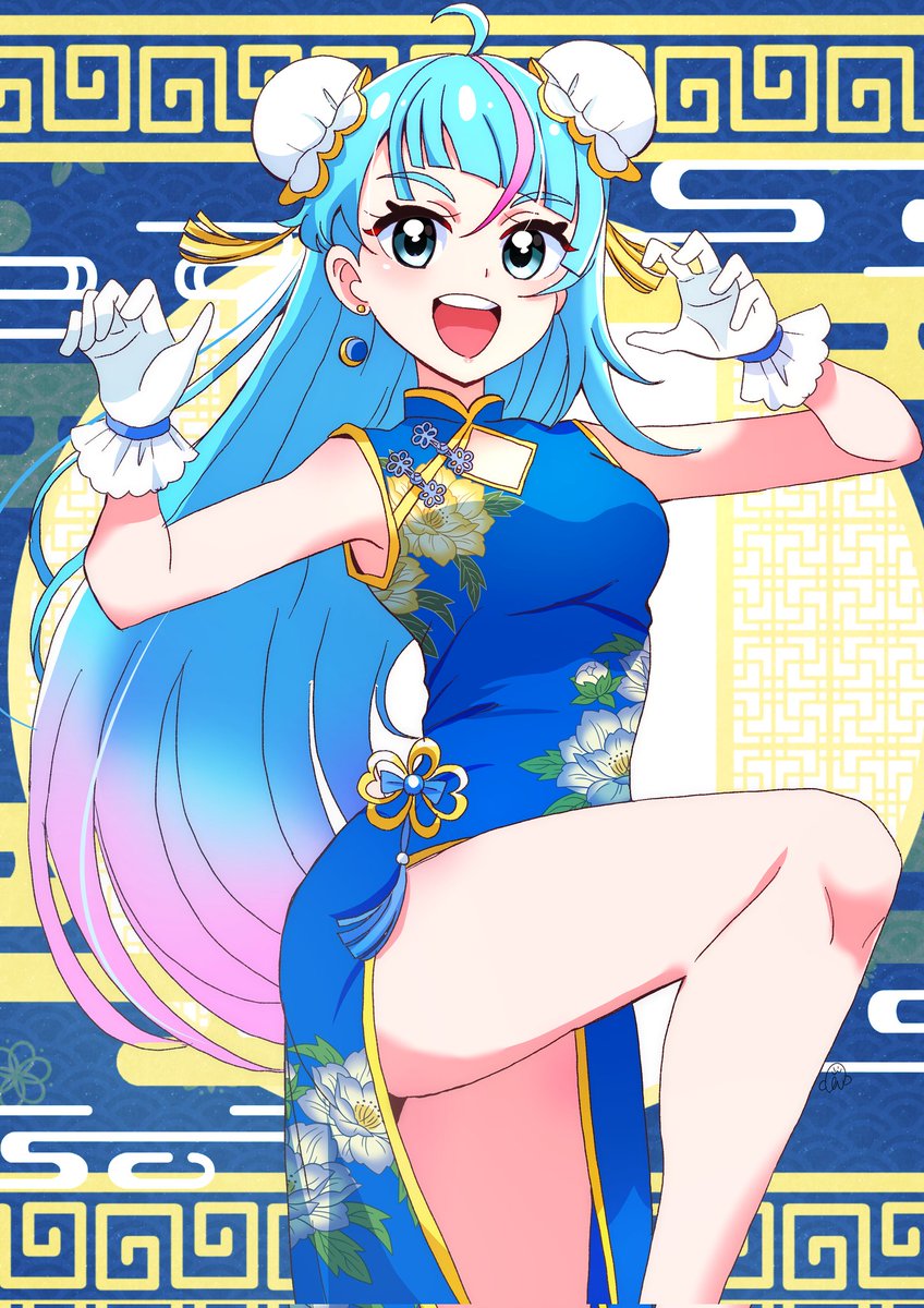桃蓮玉様 変身したらこのような姿になってしまいましたが、とても動きやすいので