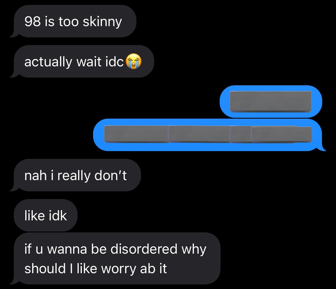 uppersluvr's tweet photo. my friend is so mean to me 👍 https://t.co/xULT7IFYH3