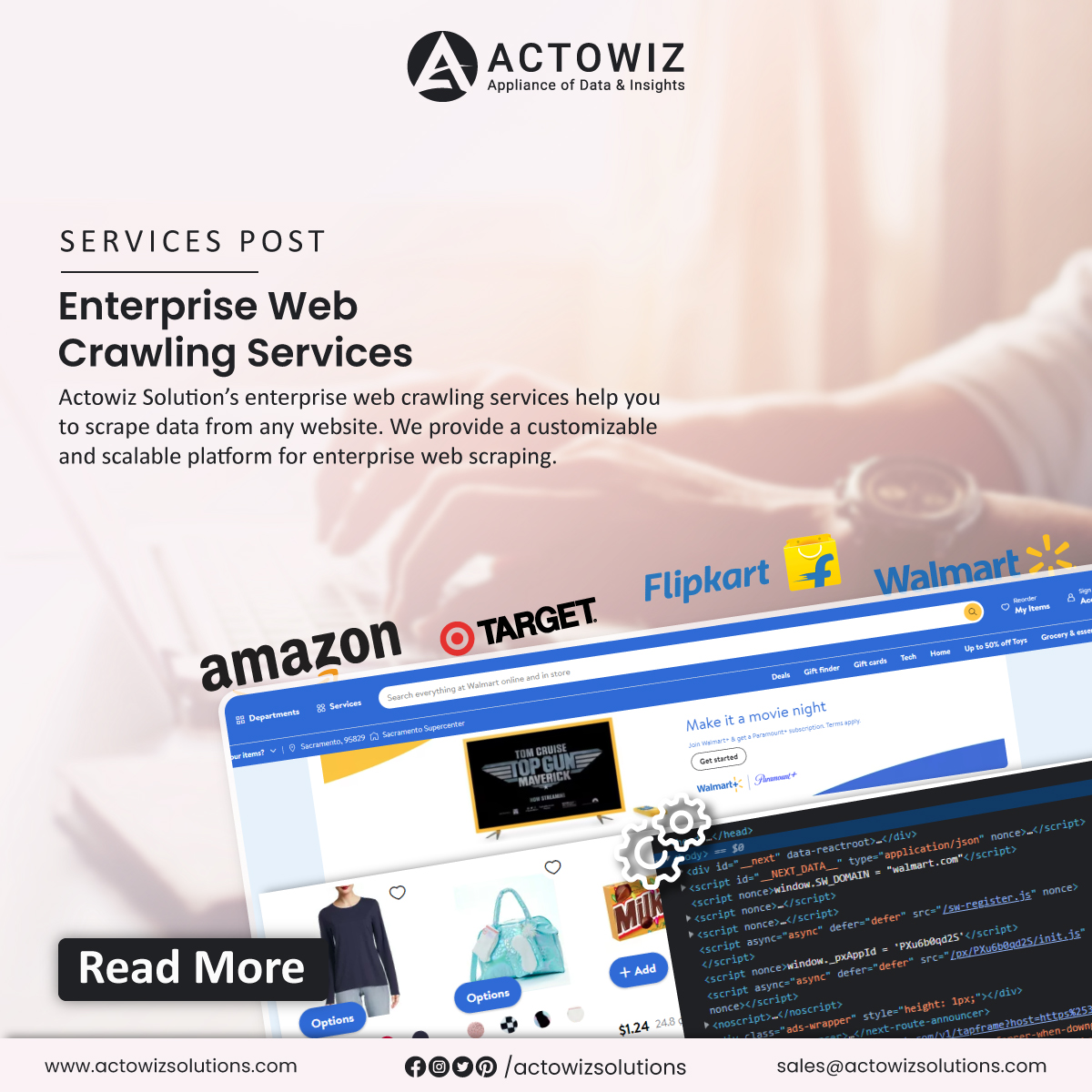 actowizsolution's tweet image. Actowiz Solutions offers #EnterpriseWebCrawlingServices helping #Busines extract &amp;amp; analyze large scale data for actionable insights &amp;amp; strategic decision making.

actowizsolutions.com/enterprise-web…

#ActowizSolutions #USA #UK #UAE #WebCrawlingServices #DataCrawlingTech #ExtractWebCrawling
