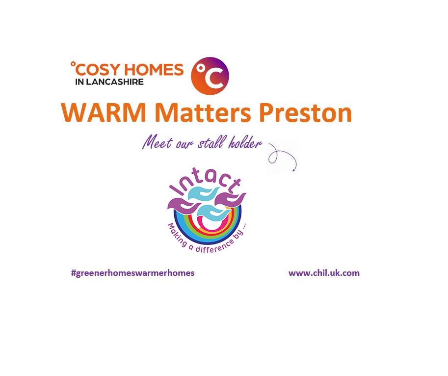 <a href="/IntactCentre/">The Intact Centre</a> are joining our event🙌 They’re offering information on Benefits, Debt, PRS, the importance of C02 monitors, choir, walking group, arts &amp;crafts group, games club, Nature Reserve &amp; more
🗓 Thurs, 3 Oct
⏰ 1-4pm
📍 Barton Manor Hotel, PR3 5AA
#greenerhomeswarmerhomes