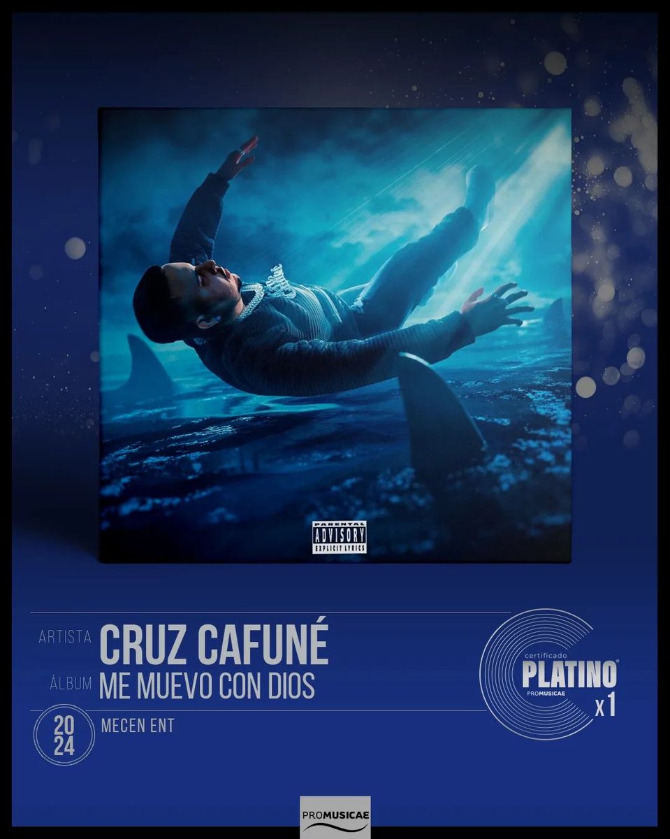 💿 ME MUEVO CON DIOS consigue la certificación de DISCO DE PLATINO
<a href="/CruzCafune/">Cruz Cafuné</a>