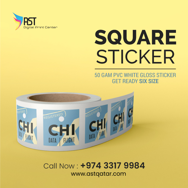 ast_print's tweet image. Durable Square Stickers – 50 GSM PVC Gloss, Available in Six Sizes!
🌐astqatar.com
✉westbay@astqatar.com
CONTACT NO :+974 4476 5000
                              :+974 7479 0317
#SquareStickers #PVCStickers #CustomStickers #GlossStickers #PrintSolutions