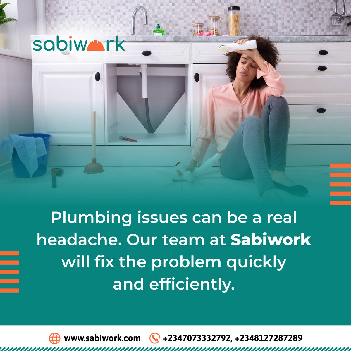 Sabi_work's tweet photo. Breathe new life into your space! Transform your floors and walls with Sabiwork's exceptional tiling services. From sleek bathrooms to stunning kitchens, our experts bring your vision to life!!

Contact us today! ☎ 07073332792 or visit our website at https://t.co/yYt8ouOR8H https://t.co/t2WcDRPRJf