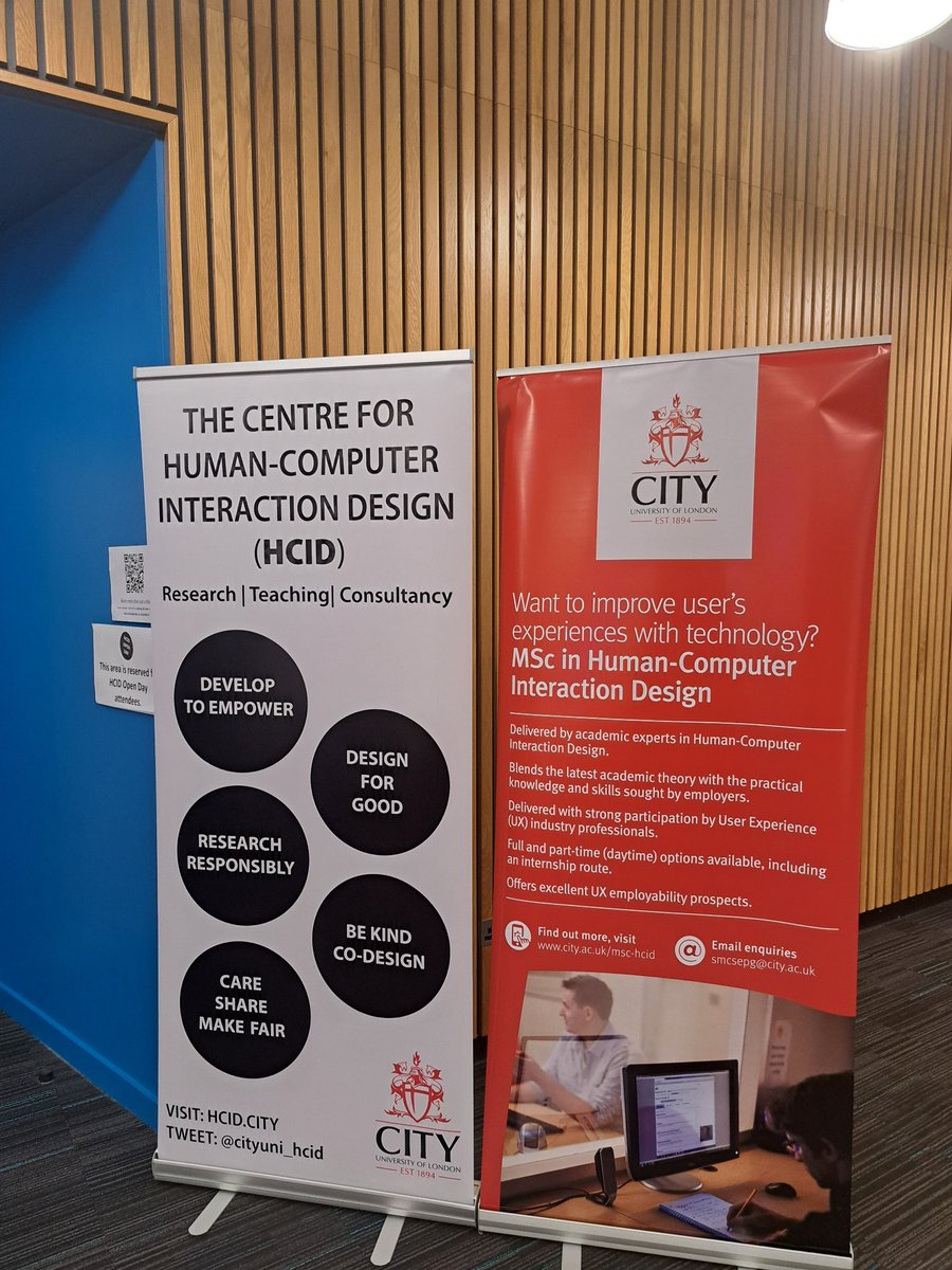 Want to improve user's experiences with technology? Find out more, visit city.ac.uk/msc-hcid #DesignforAll #HCID2024