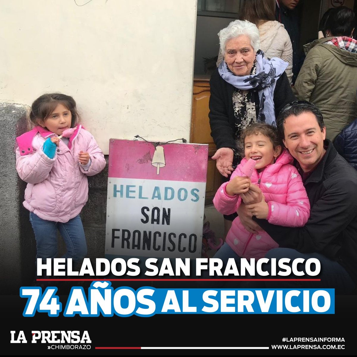 SomosLaPrensaEc's tweet photo. 🔴🔵#Riobamba | Quien no ha tomado un helado de San Francisco. >> https://t.co/3zo4nMRi9D
#LaPrensaInforma https://t.co/YfVKuC3vYp