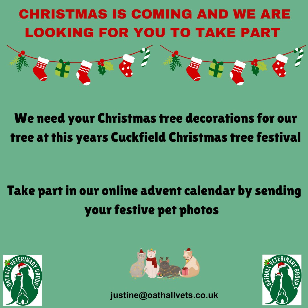 OathallGrp's tweet photo. We have 2 events on the run up to #christmas Pls visit https://t.co/qad7s7jWsJ to take part🎅

#haywardsheath #burgesshill #cuckfield #lindfield #ardingly #scayneshill #sussex #midsussex https://t.co/PoeytmSwtE