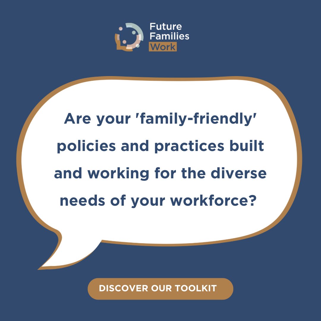 Are your #familyfriendly policies working? 🤔 

It’s not one size fits when supporting the diverse, complex needs of #workingfamilies in the modern day #workplace 💡 

Download our FREE #FutureFamiliesWork toolkit to become a more #inclusive employer 👇 
futurefamilieswork.org.uk
