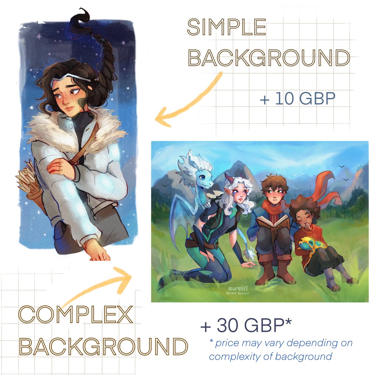 aurelti_'s tweet image. ☆ COMMISSIONS OPEN ☆
More information in the 🧵 below!! Pls dm me if you’re interested or if you have any questions :)
Thank you for your support 🫶