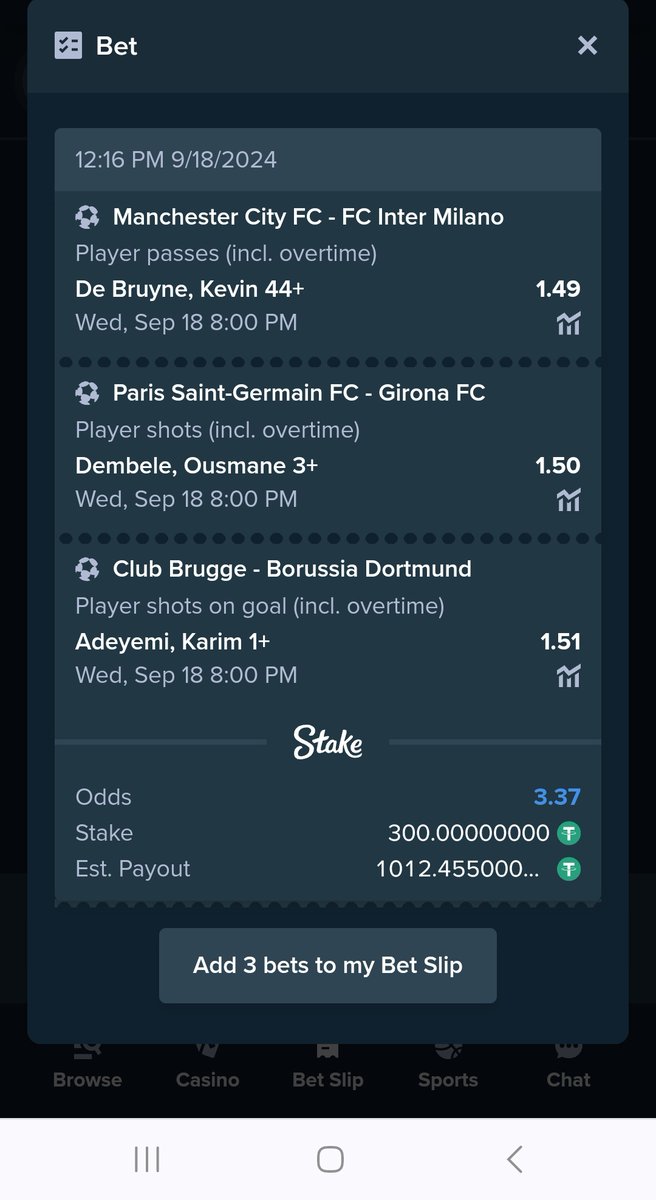 Today game on stake 

Register now and join us now if you don't have an account yet: stake.com/?c=eZO7BN74
Promo code: BOM

Click on this link to load the game:

stake.com/sports/home?ii…

stake.com/sports/home?ii…