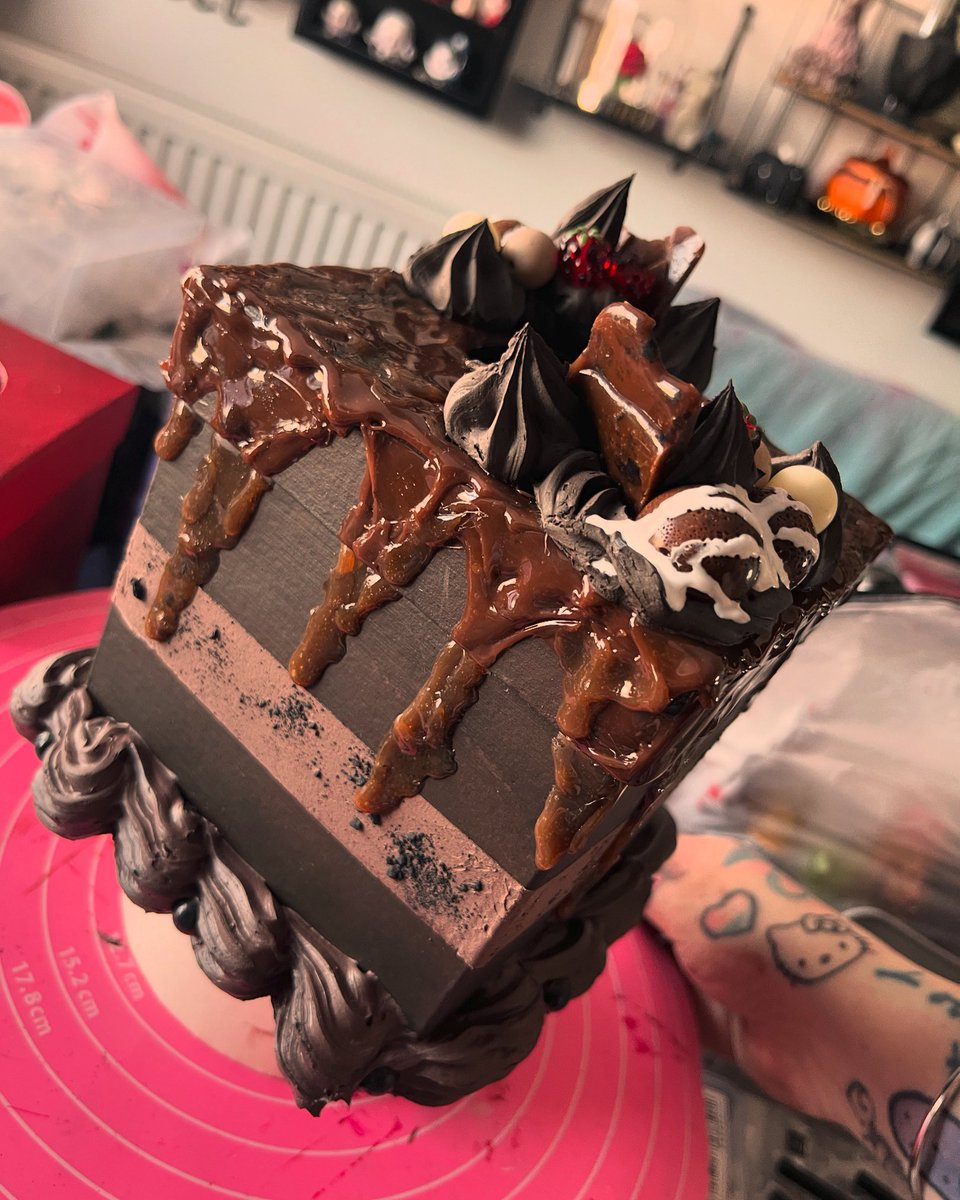 FlowerAtt1c's tweet image. First slice is on me 👩‍🍳 #cakebox #tissuebox