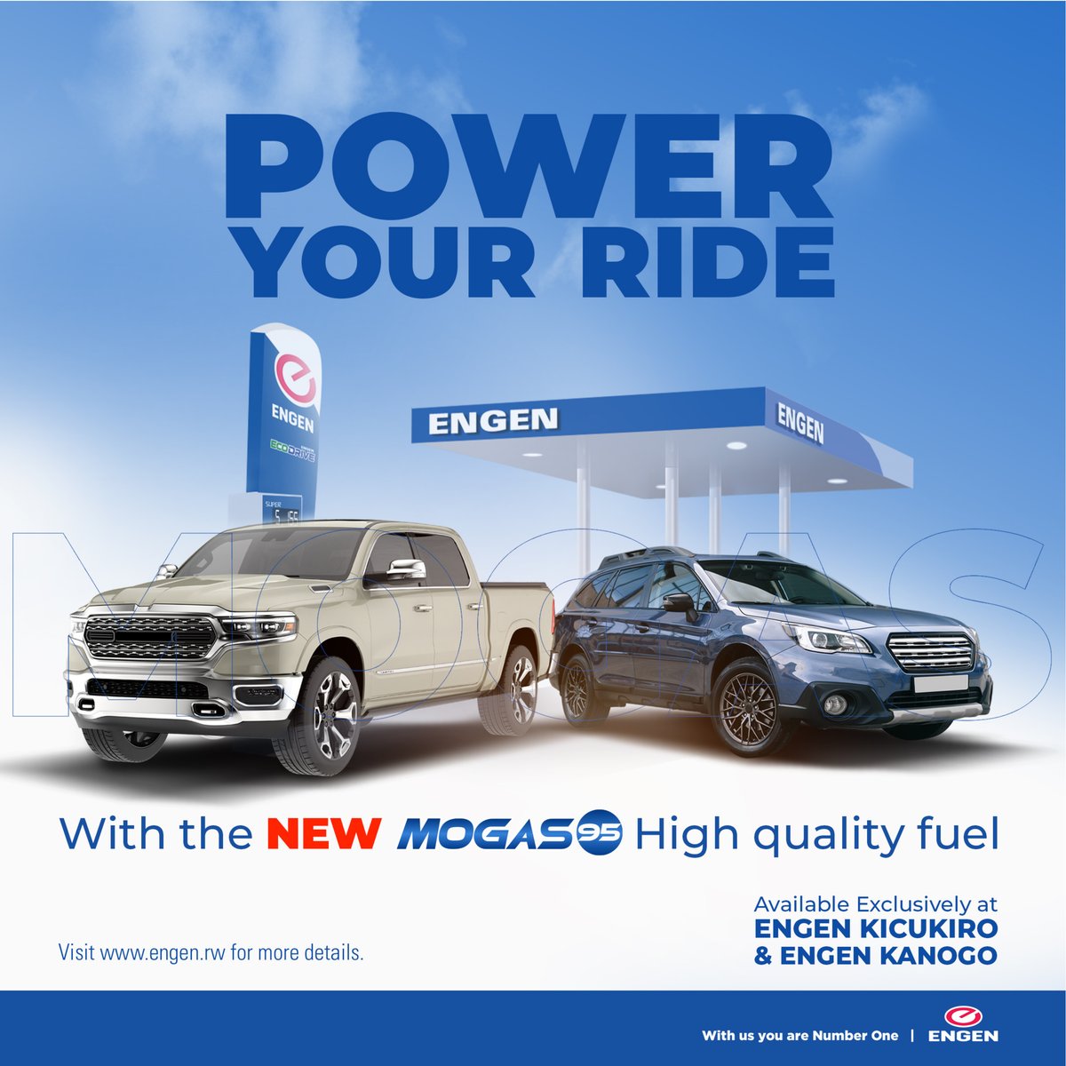VivoEnergyRw's tweet photo. Take your driving experience to the next level with #MOGAS95. Our premium fuel is designed to keep your engine running at its best, so you can drive with confidence.
#WithUsYouAreNumberOne https://t.co/jKGaseaI8O