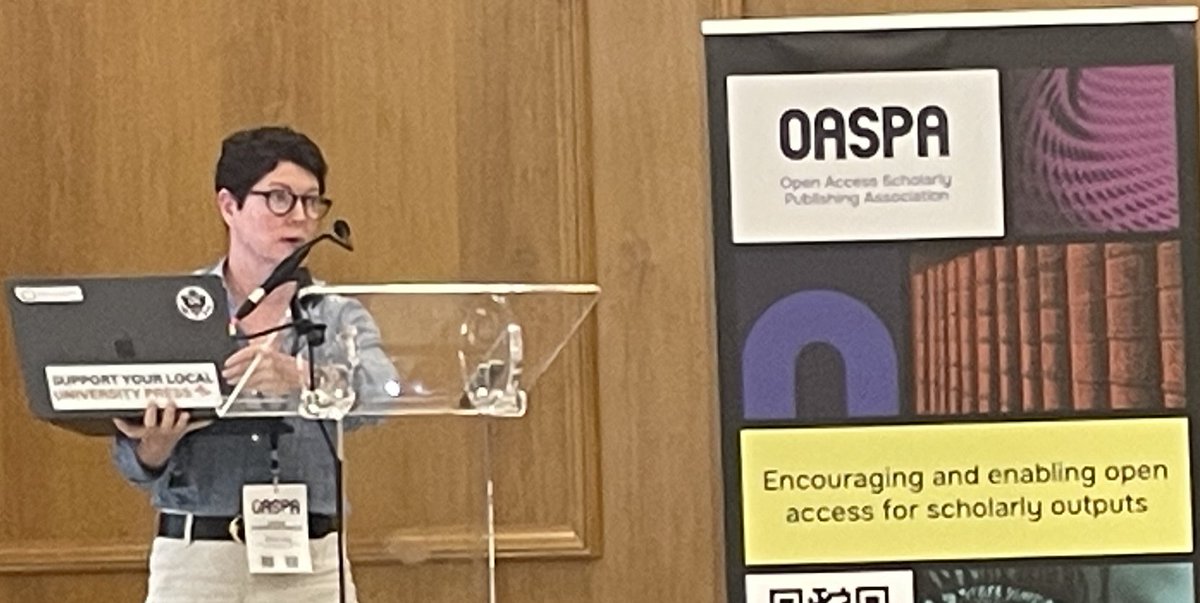 Allison Levy (@allisonmlevy) on Twitter photo Wrapping up an excellent #oaspa2024 conference w/ an international group of colleagues committed to #OpenAccess scholarly publishing. Happy to contribute to the conversation with "A Scholarship-First Approach to Born-Digital Multimodal Publishing." <a href="/brownlibrary/">Brown University Library</a> Wrapping up an excellent #oaspa2024 conference w/ an international group of colleagues committed to #OpenAccess scholarly publishing. Happy to contribute to the conversation with "A Scholarship-First Approach to Born-Digital Multimodal Publishing." <a href="/brownlibrary/">Brown University Library</a>