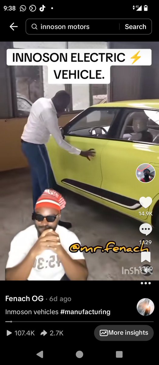 orator_king's tweet photo. @innosonvehicles This is a video I made on tiktok about @innosonvehicles . The post has gone viral, check out the engagement. I would love to work with you guys as an influencer or compensated. Thank you. https://t.co/2qxCQ2ggRV