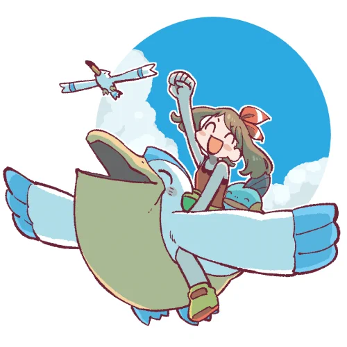 ついでなので『こう』なる1年前に描いてためちゃめちゃ健全なポの絵も見てください。4枚目は擬人化です。 