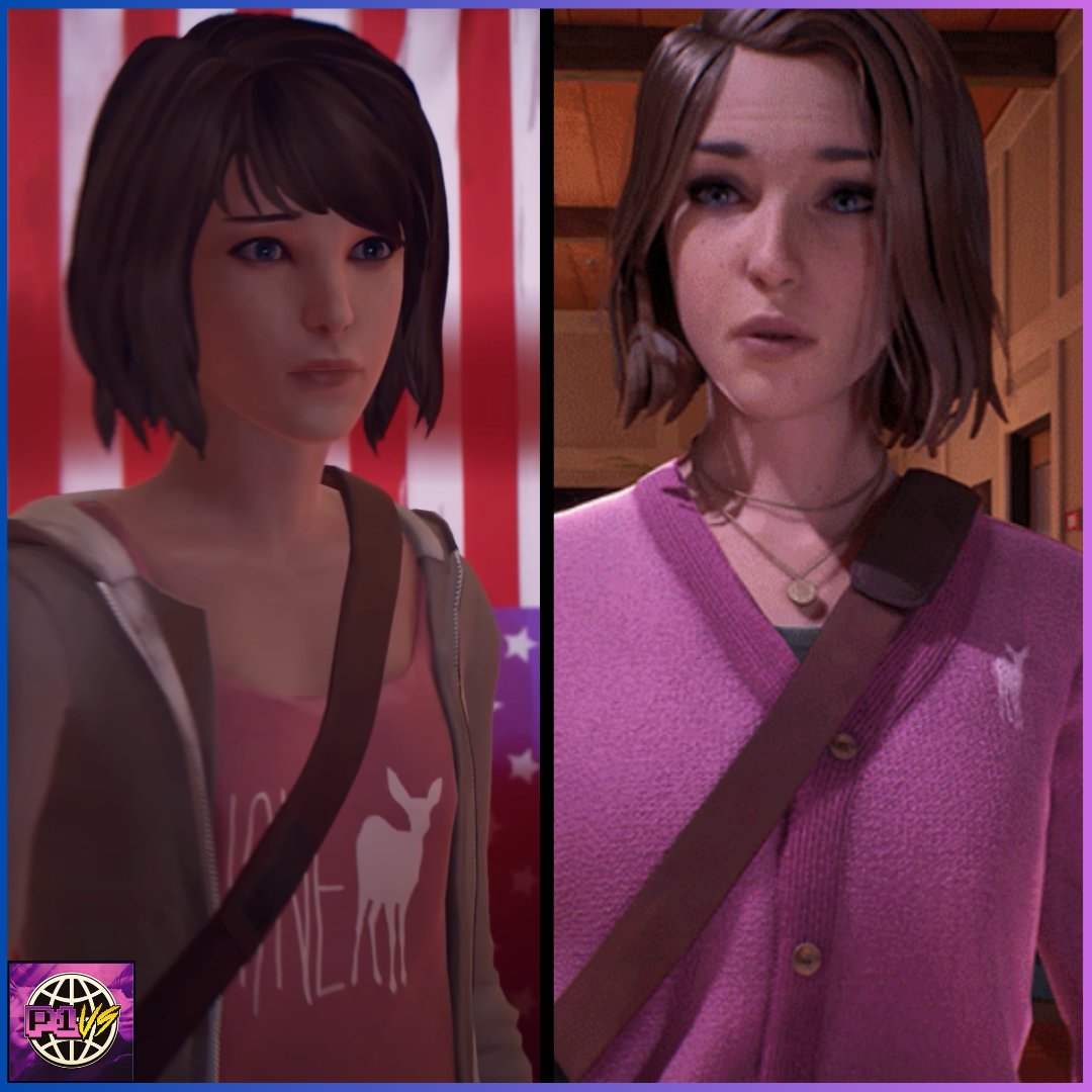 P1vsTheWorld's tweet photo. Max Caulfield wearin' the doe-inspired outfit in a new screenshot from Life Is Strange: Double Exposure. 🦌👕

Here is a side-by-side comparison. 📸 https://t.co/4i1rTtgkgC