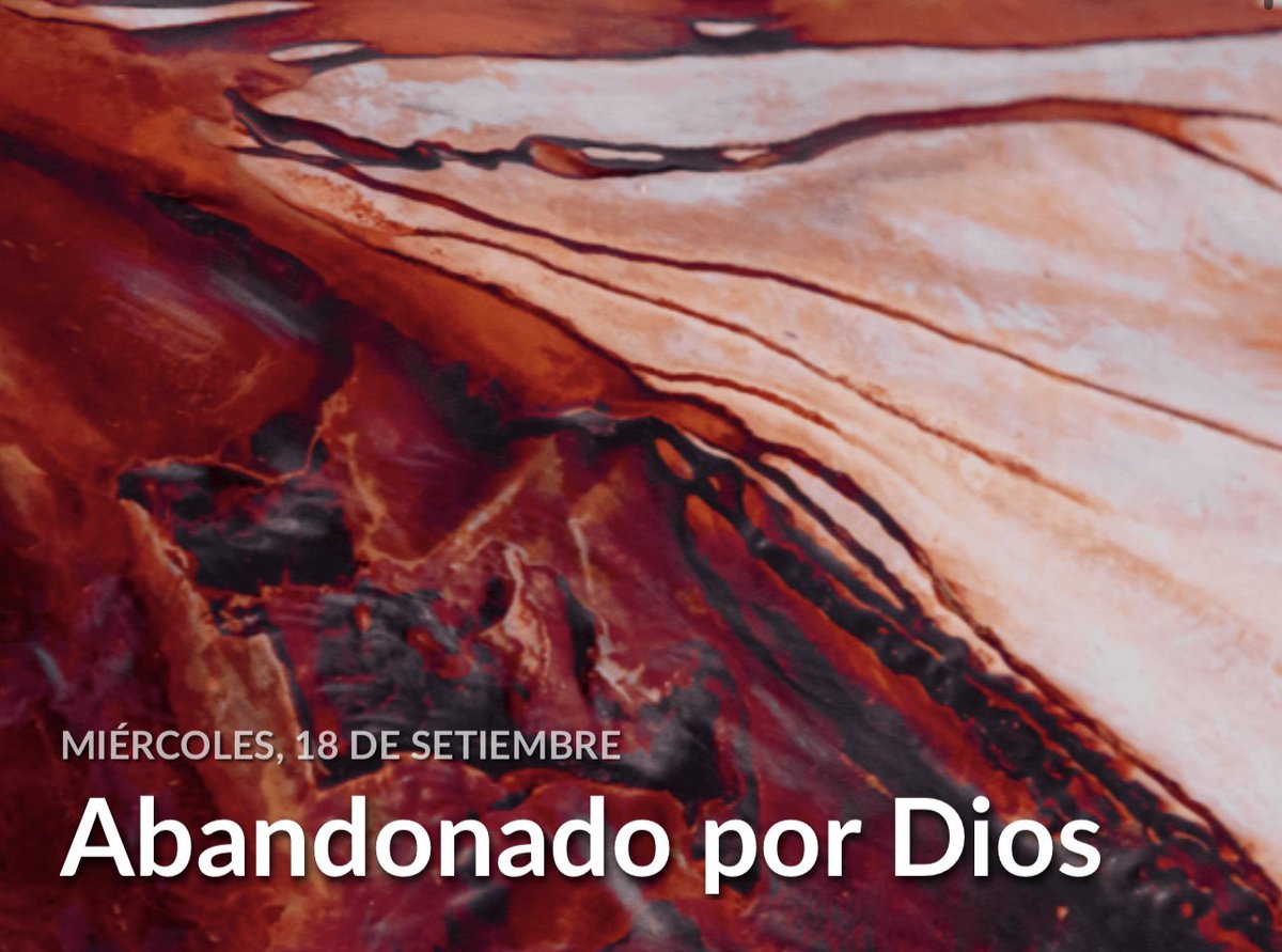 #LESAdv | miércoles

El q calmó las airadas olas x medio de su palabra, que hizo temblar a los demonios…, se ofreció en la cruz como el único sacrificio en lugar del hombre… Él, soportó el castigo legal que merecía la iniquidad, y se hizo pecado por el hombre.DTG -  E. White