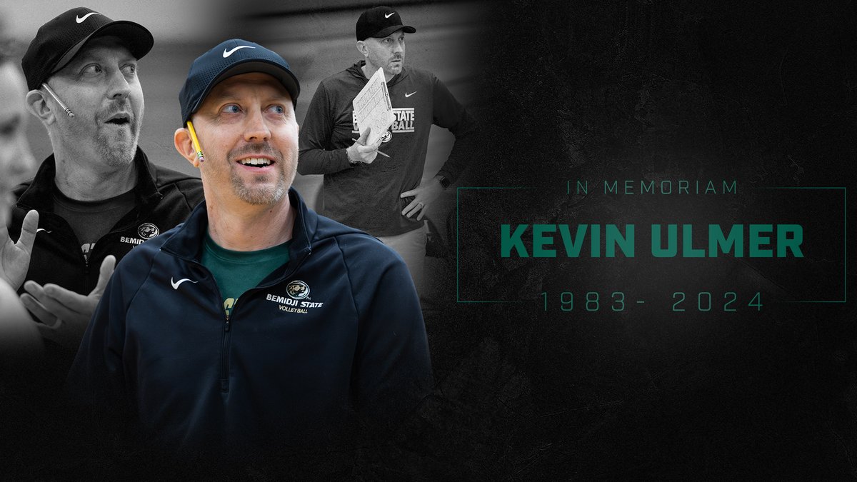It is with deep sorrow that we must announce <a href="/BSUBeaversVB/">Bemidji State Volleyball</a> head coach Kevin Ulmer passed away Tuesday afternoon after a long battle with cancer. He was surrounded by family.

We ask you to keep the entire Ulmer family, his wife Kate and their 3 girls in your thoughts and prayers.
