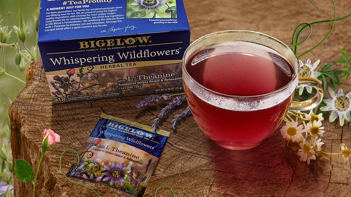 ⭐⭐⭐⭐⭐"I like to make a cup of this [Whispering Wildflowers Herbal Tea] in the late evening, and enjoy the night breeze. I love it!" -Bigelow Tea Consumer #bigelowtea bit.ly/3E61O3Q