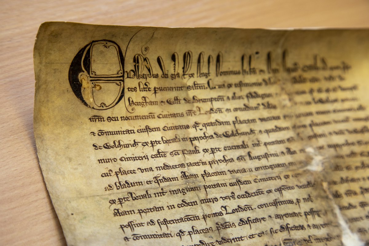 CityBridgeFndn's tweet image. Precious archives relating to the history of our bridges will go on public display – many for the first time – in events to be held @TheLdnArchives next month. They include our original Royal Charter from 1282 and old bridge plans and records. Read more: tinyurl.com/mwfu68kf