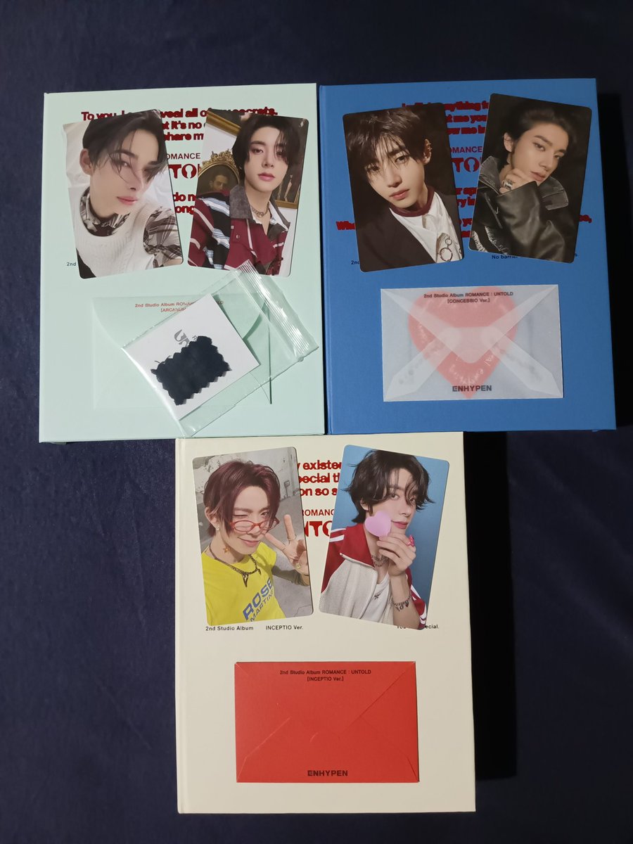heejake_loverrr's tweet photo. 💌:#sunsunkicartsells

my r:u standard set album finally arrived, @sunsunkicart! umuwi si jake sa lahat ng album and naka-pull pa ako ng isang fabric peace 😭 thank you po for a smooth transaction! 🩵 https://t.co/0dl0HYaOZA