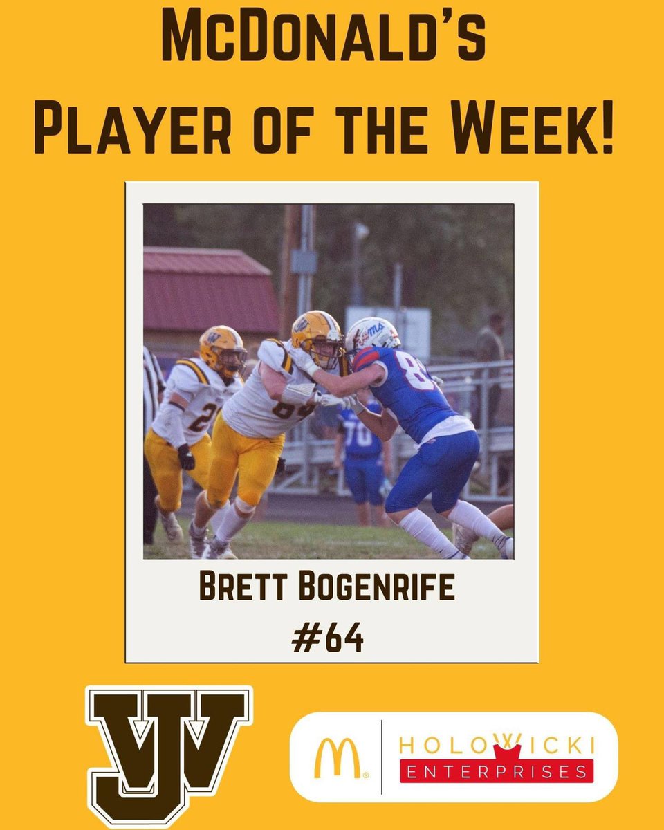 Congrats to Brody and Brett!  It's a pleasure watching you compete under the lights!  🏈⚾💪💪