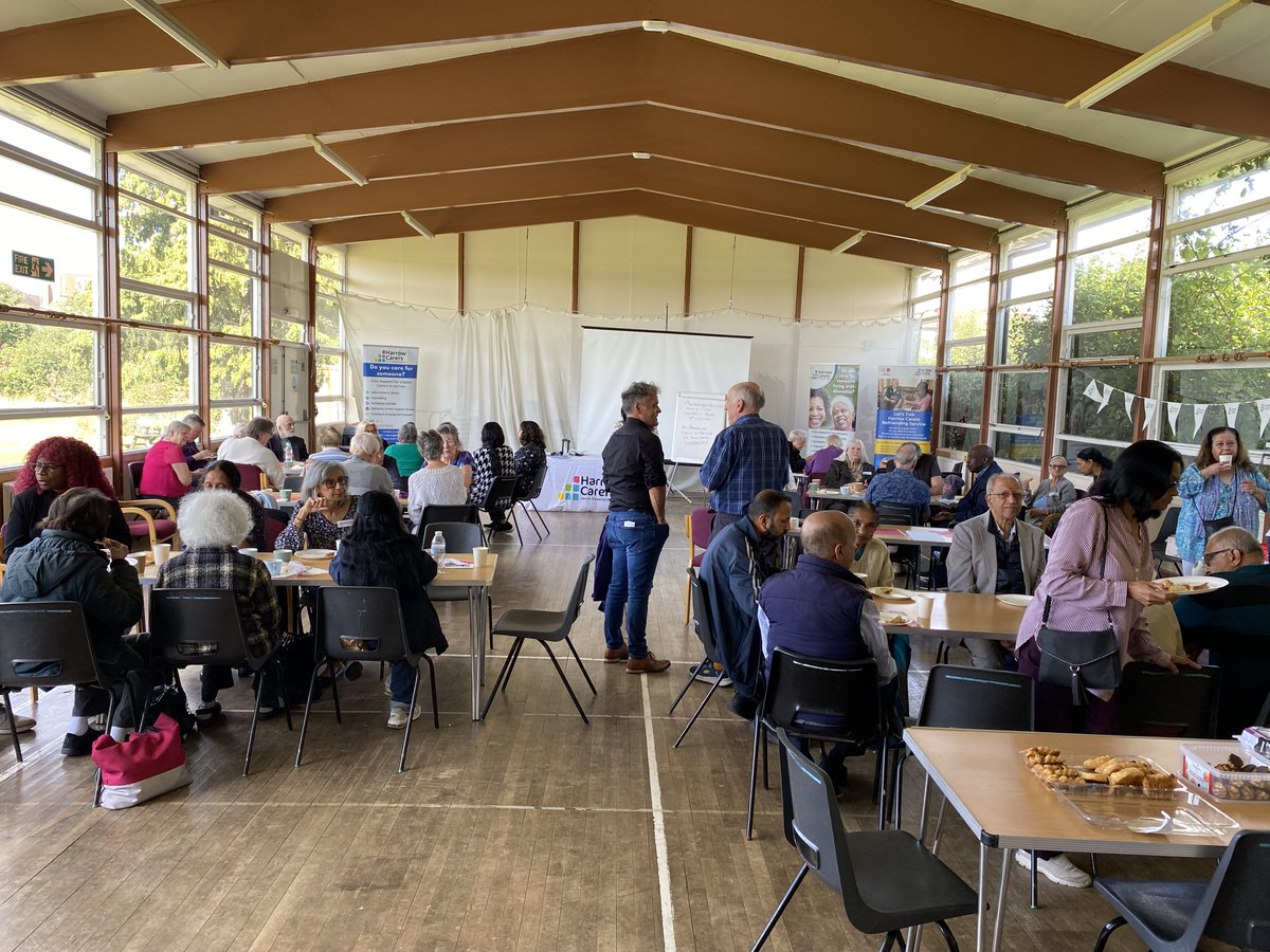 HarrowCarers's tweet photo. Our #Dementia #Carers and cared-for's had an amazing time yesterday engaging in fun activities and heartfelt conversations thank you to everyone involved, including our wonderful volunteers, #Morrisonsharrow &amp; the fantastic #elitespecialistcare team for making the day so special https://t.co/qifFjv29KE