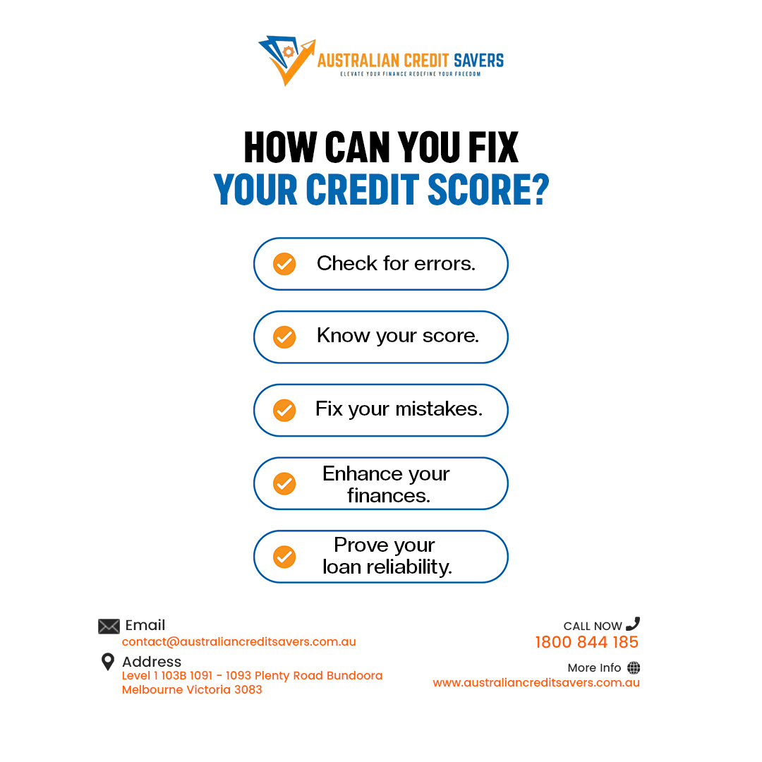 AU_CreditSavers's tweet image. 🔍 HOW CAN YOU FIX YOUR CREDIT SCORE? Start with these essential steps.

#fixmycreditscore #creditrepairchallenge #financialfreedom #newbeginnings #trusttheexperts