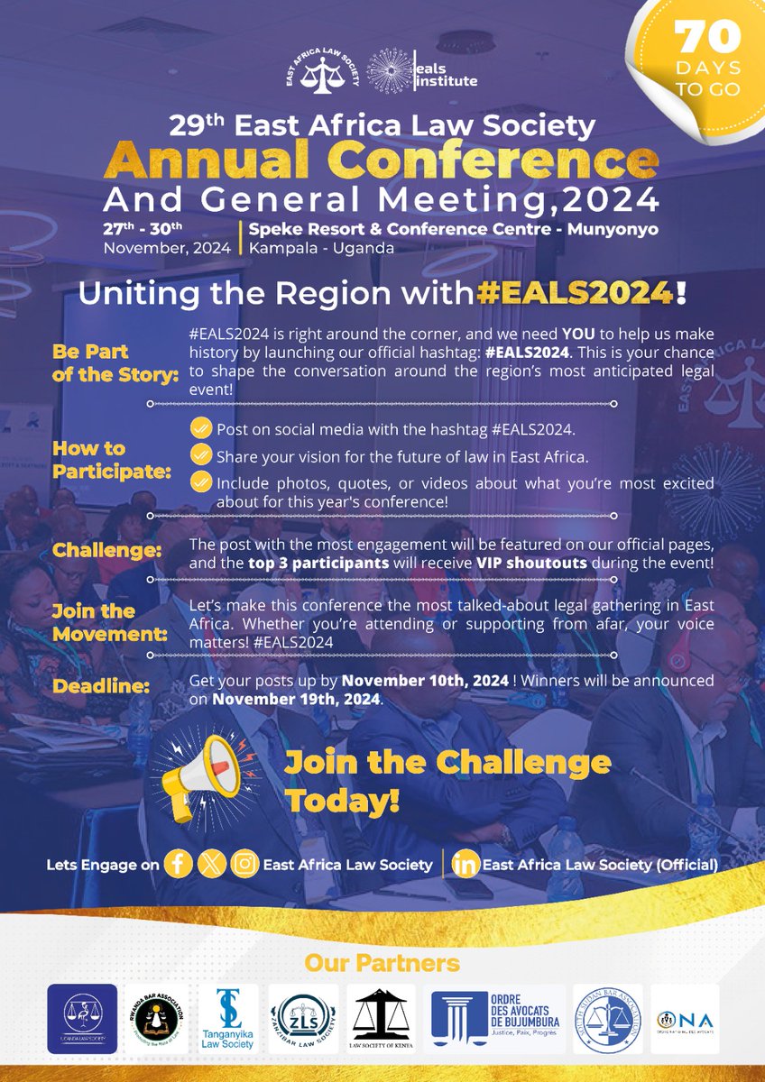 East Africa Law Society(EALS) tweet media
