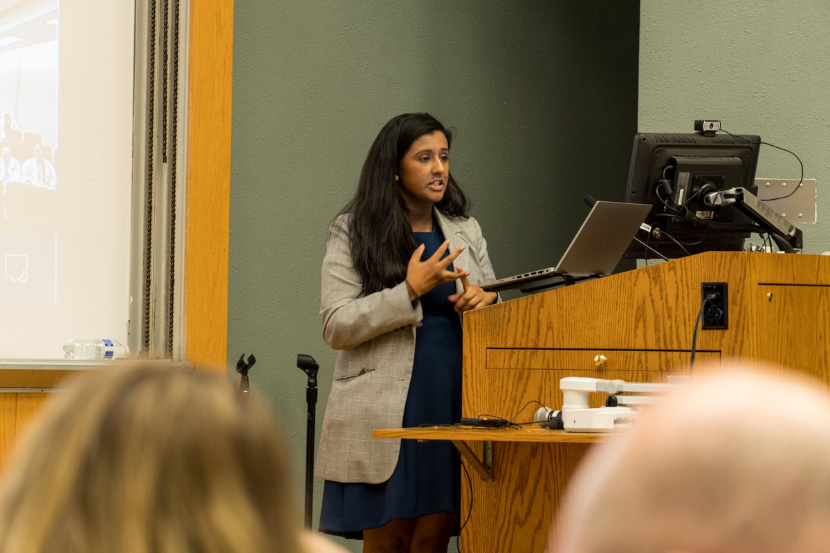 IU_Surgery's tweet image. 📣This morning's grand rounds kickstarted the department's first chief grand rounds session of the year!

👏Kudos to @DomDoster and @manishab917 on an informative discussion centered on professional identity formation from trainee to surgeon, as well as the deeper meaning behind…