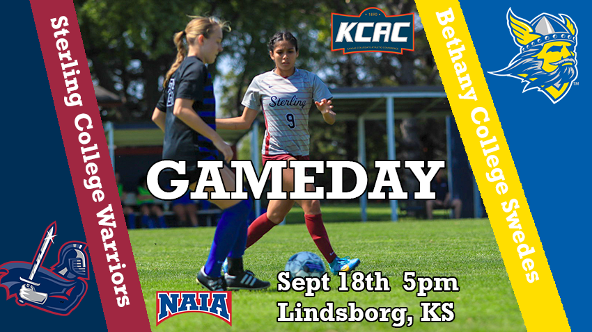 Sterling Warriors (@sterlingcsports) on Twitter photo ‼️MATCH DAY‼️
The 2-2 <a href="/SterlingWsoccer/">Sterling Soccer ⚔️</a> team takes on Bethany College for the KCAC opener!!
⏰5 PM
📍Lindsborg, Kan.
📊tinyurl.com/yswb6rtz
📺scwarriors.com/links/mjin2w
#SwordsUp #TraditionStartsHere ‼️MATCH DAY‼️
The 2-2 <a href="/SterlingWsoccer/">Sterling Soccer ⚔️</a> team takes on Bethany College for the KCAC opener!!
⏰5 PM
📍Lindsborg, Kan.
📊tinyurl.com/yswb6rtz
📺scwarriors.com/links/mjin2w
#SwordsUp #TraditionStartsHere