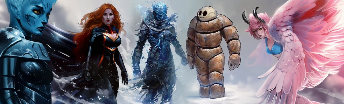 TechDreamscapes's tweet photo. Tabletop Tales - The Misfits (A Party Image)
.
Thanks for the start of an amazing new campaign DM Al!
.
What characters are in your current party?
.
#DND #TTRPG #DnDParty #TabletopTales #DungeonCrawl #CharacterDesign #AIArt #MidJourney #AIArtCommunity #Technodreamscapes https://t.co/Xu7FKKDIIZ